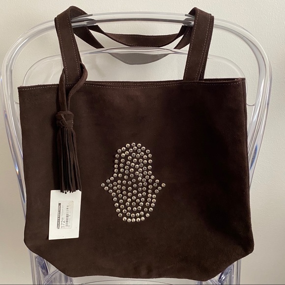 NWT $172 Handmade Cowhide BOHO Tassel Tote & ⁉️🎁! - Picture 5 of 13